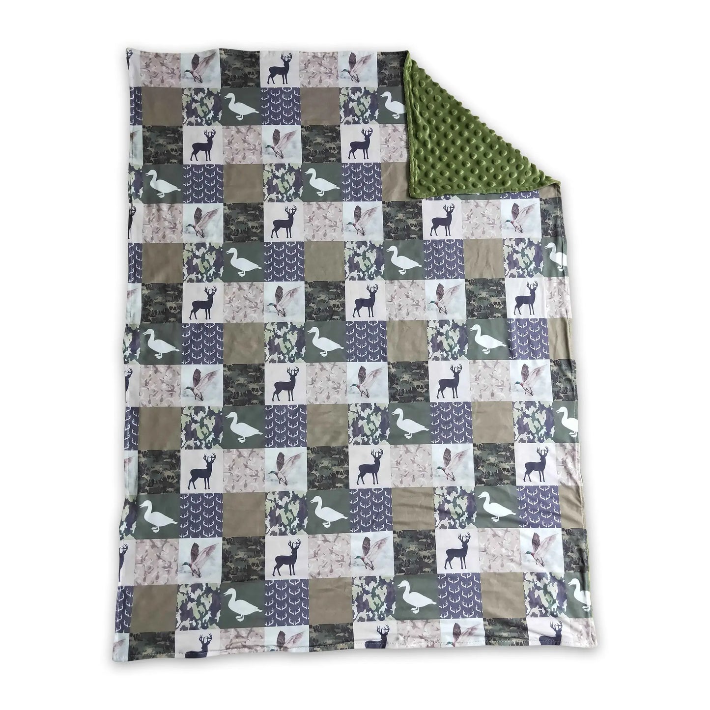 Camo, Deer, Duck Blanket