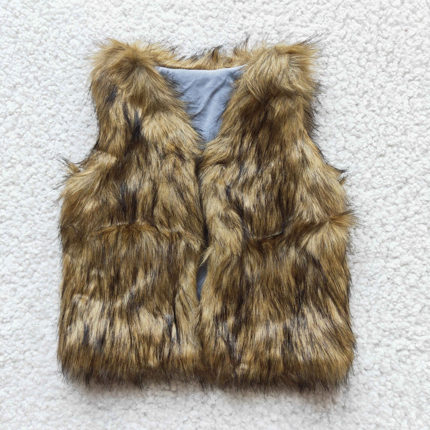 Girls Faux Fur Vest