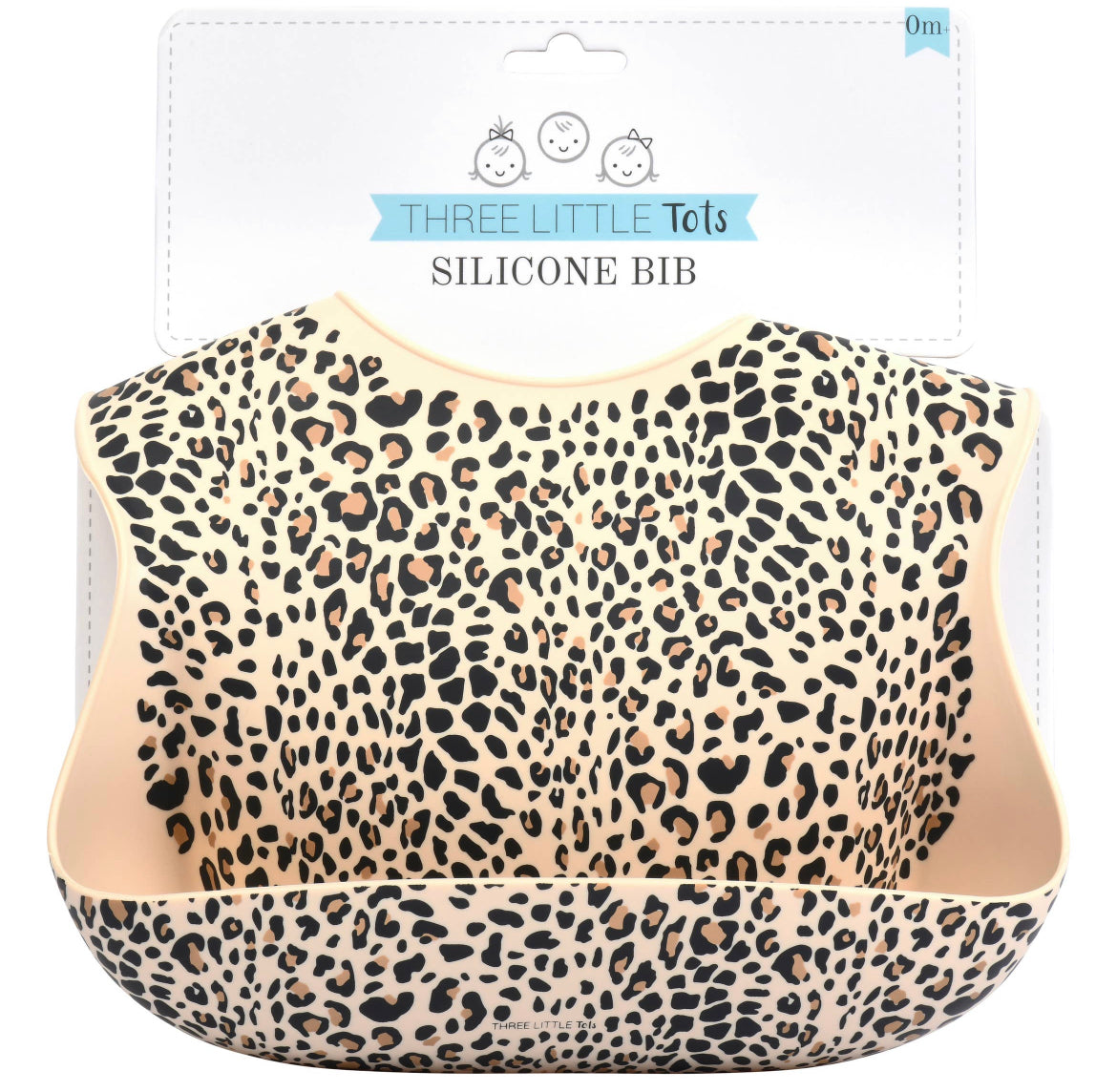 Leopard Print Silicone Bib