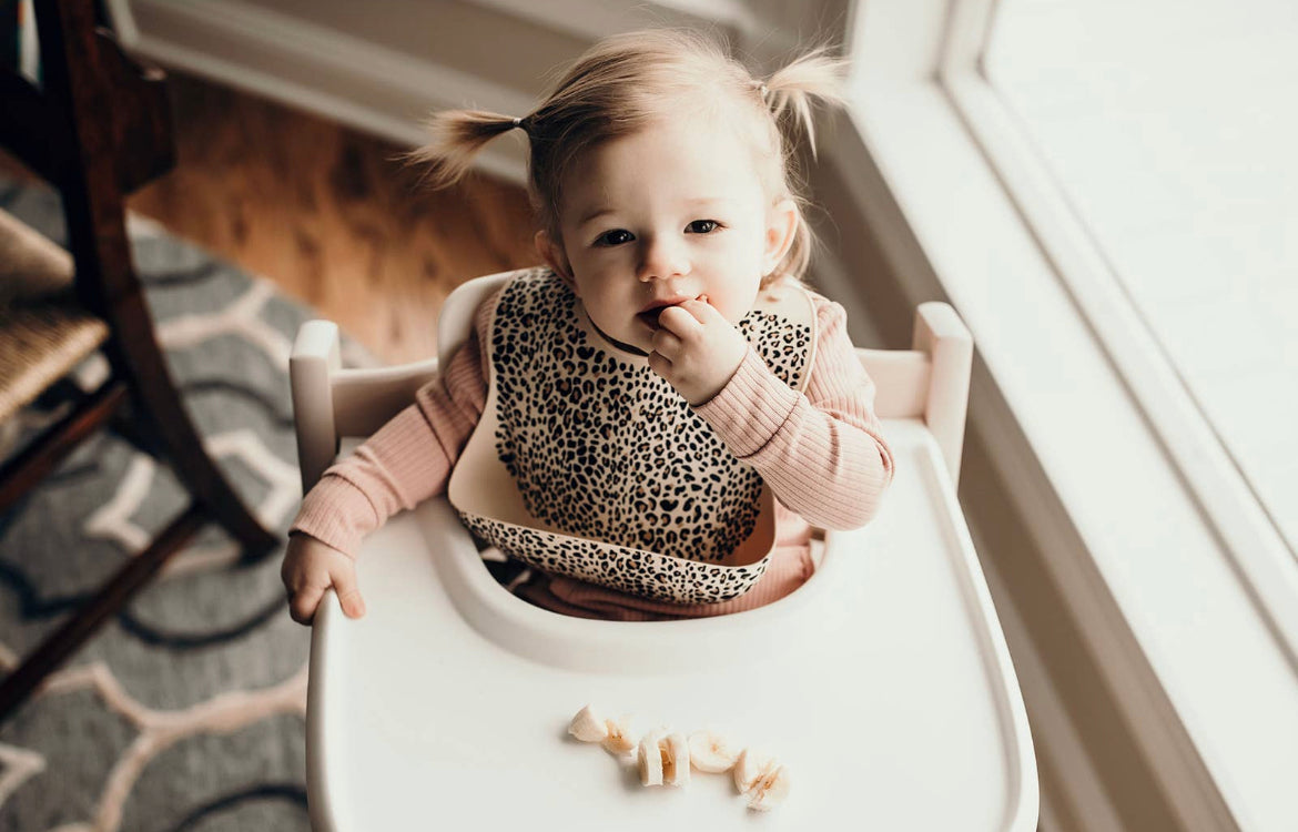 Leopard Print Silicone Bib