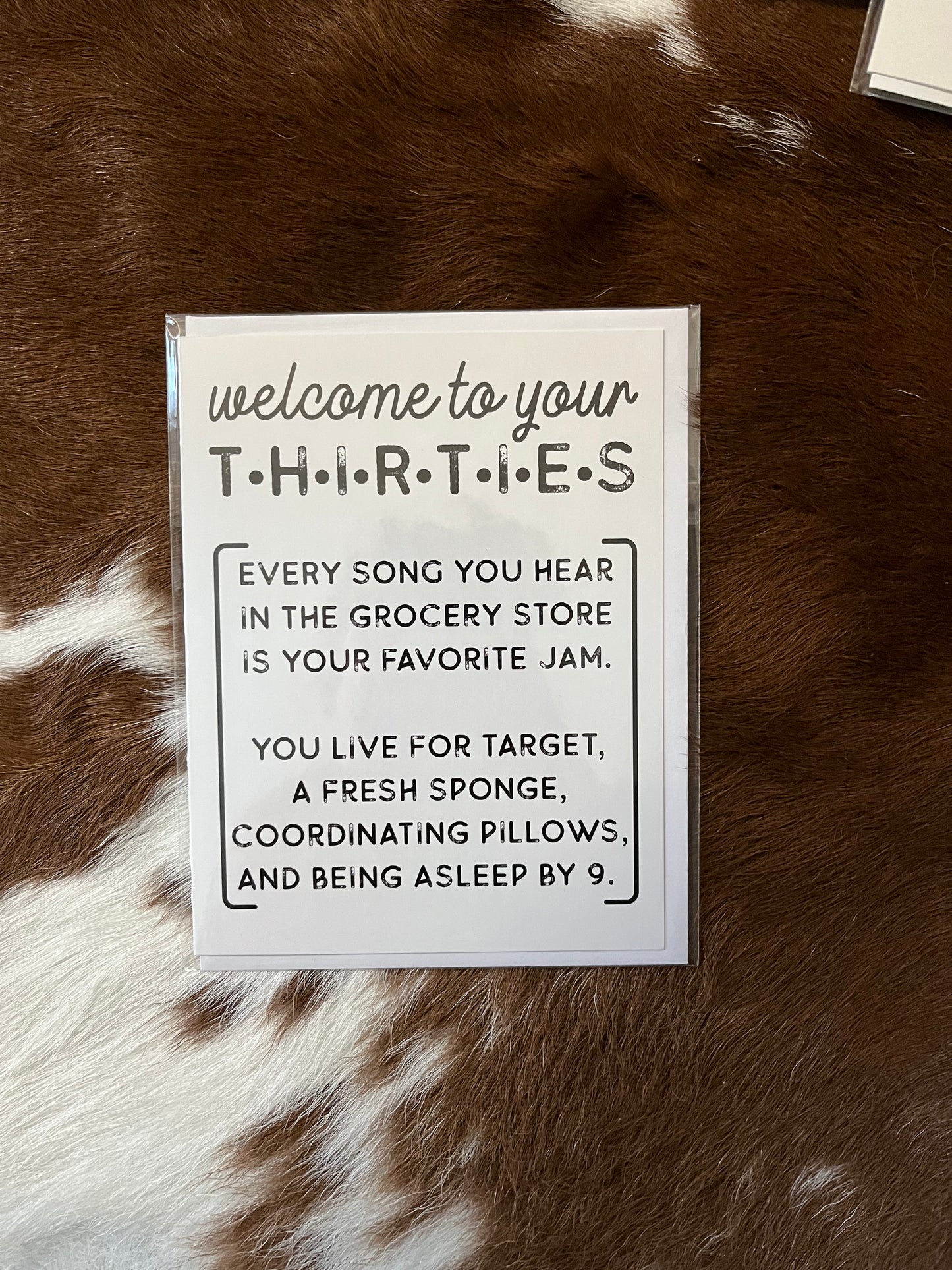Welcome to Your 30s Greeting Card