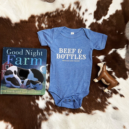 BEEF & BOTTLES Onesie