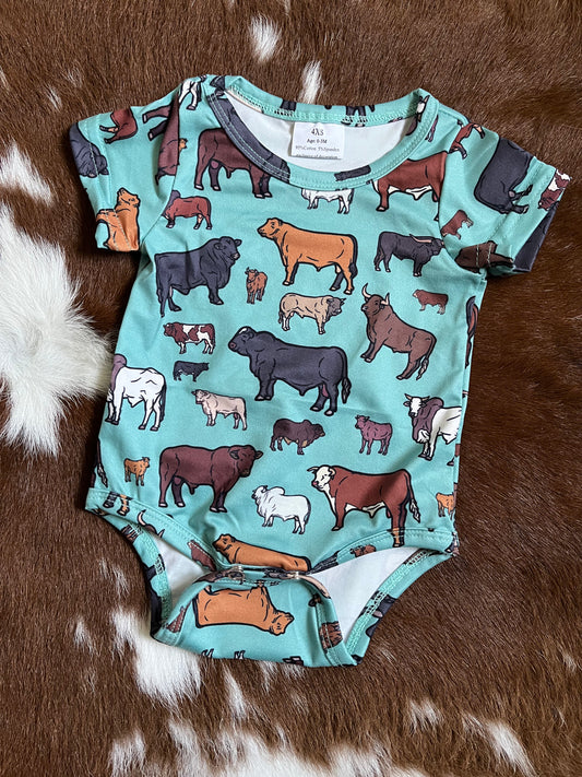 Beef Breeds Onesie