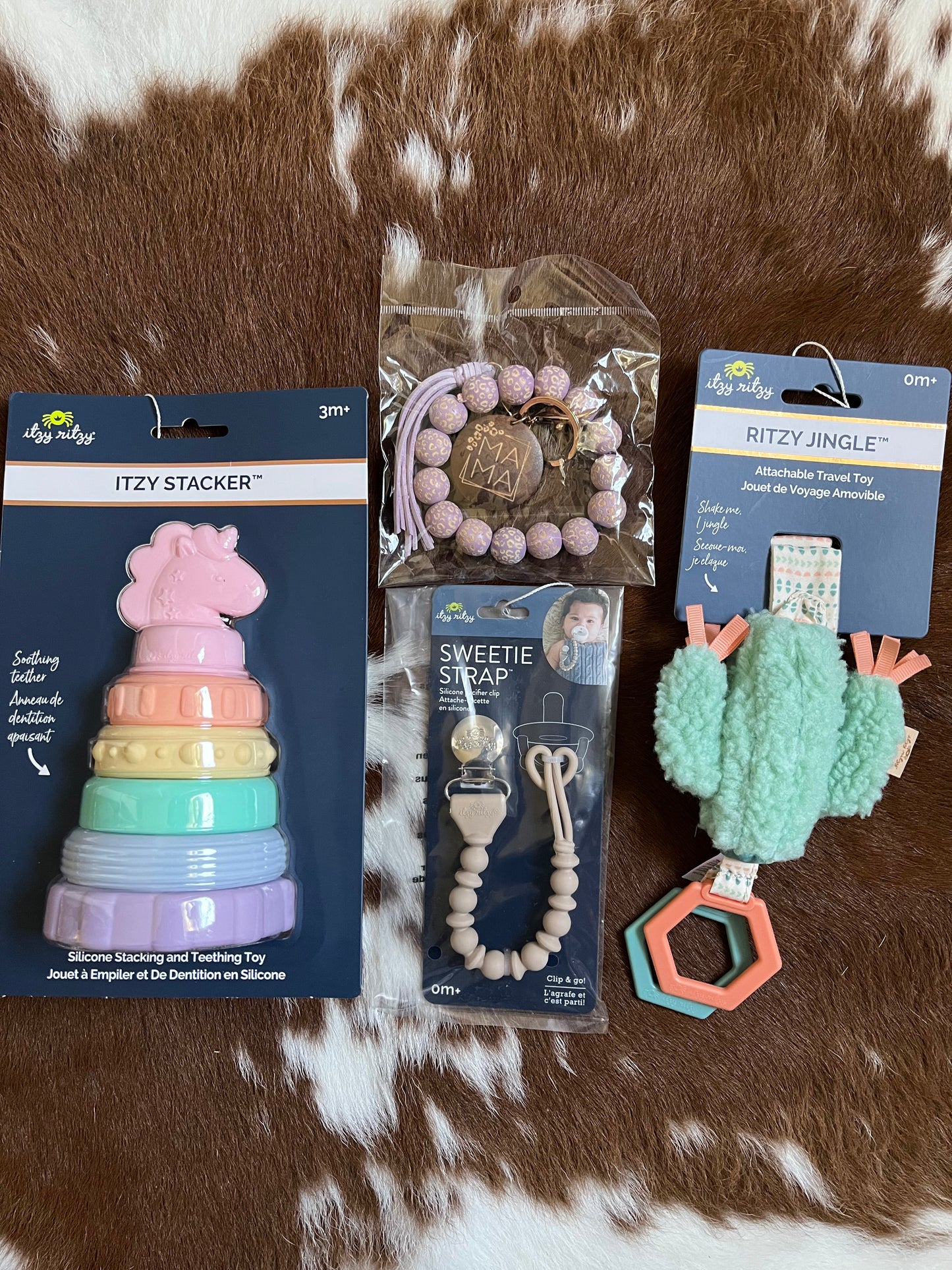 Baby Girl Shower Bundle - 4 Items
