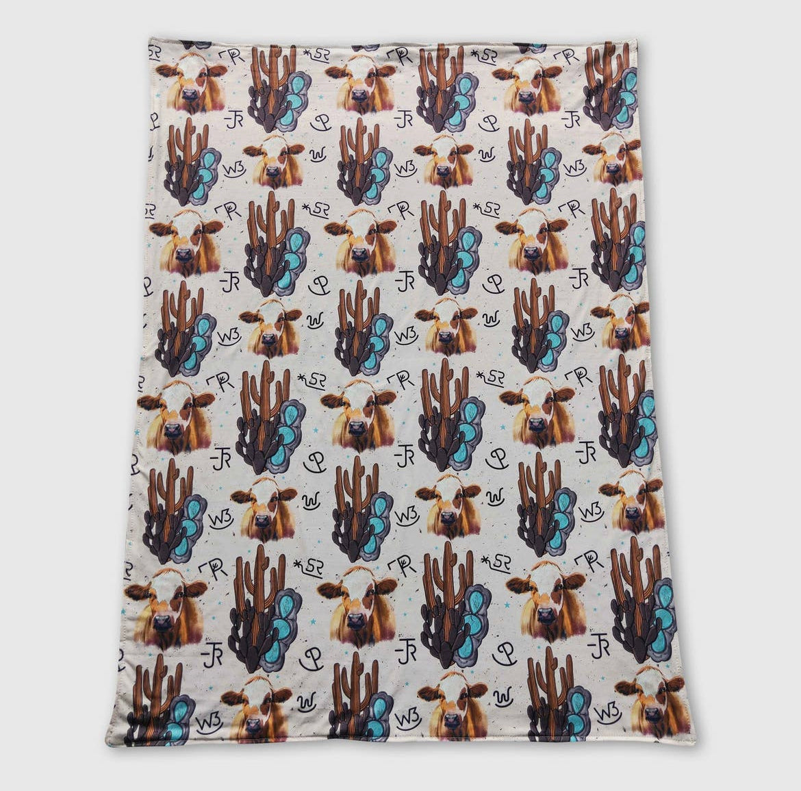 Cattle and Cactus Blanket