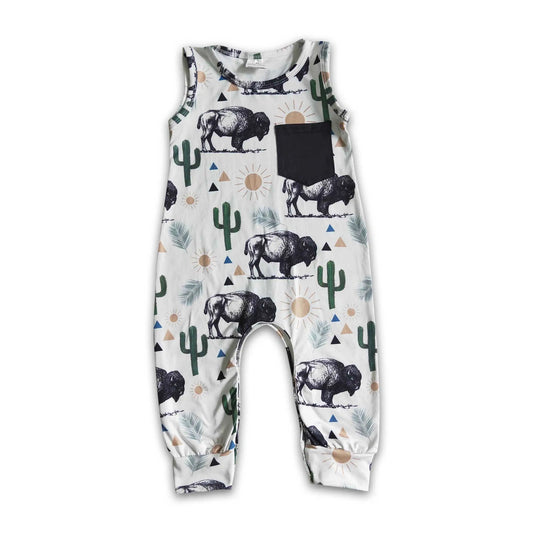 Cactus Cowboy Romper