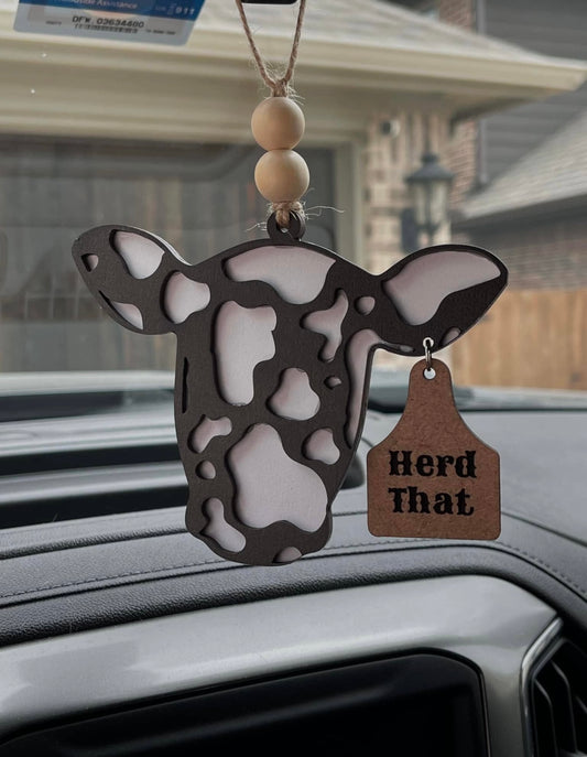 Cow Car Charm