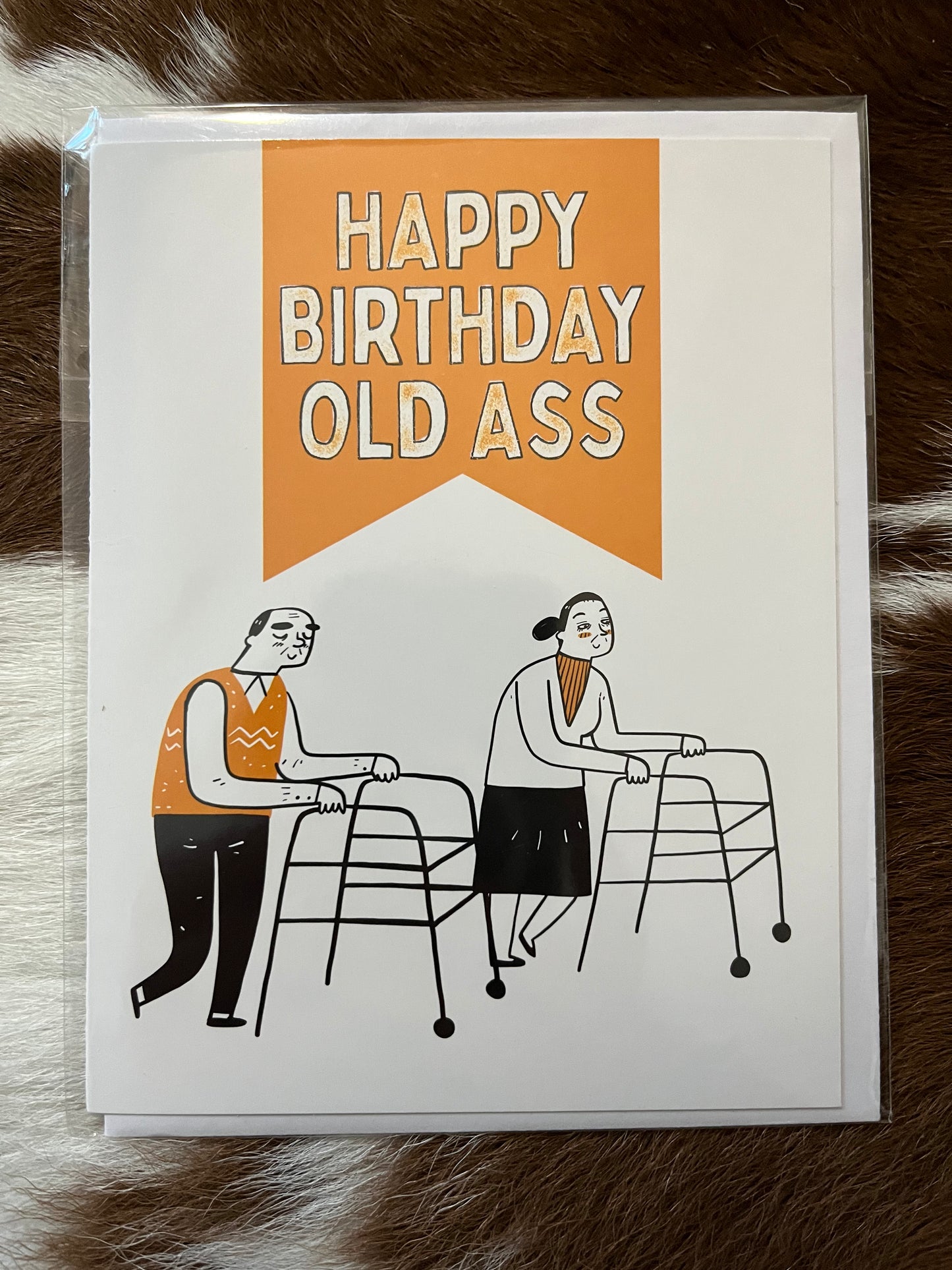 Old Ass Greeting Card