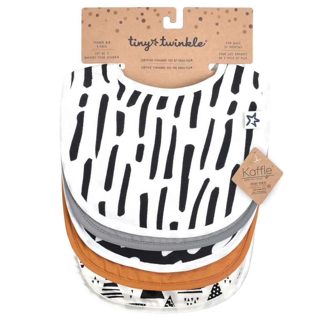 Kaffle Feeder Bibs - 5 Pack