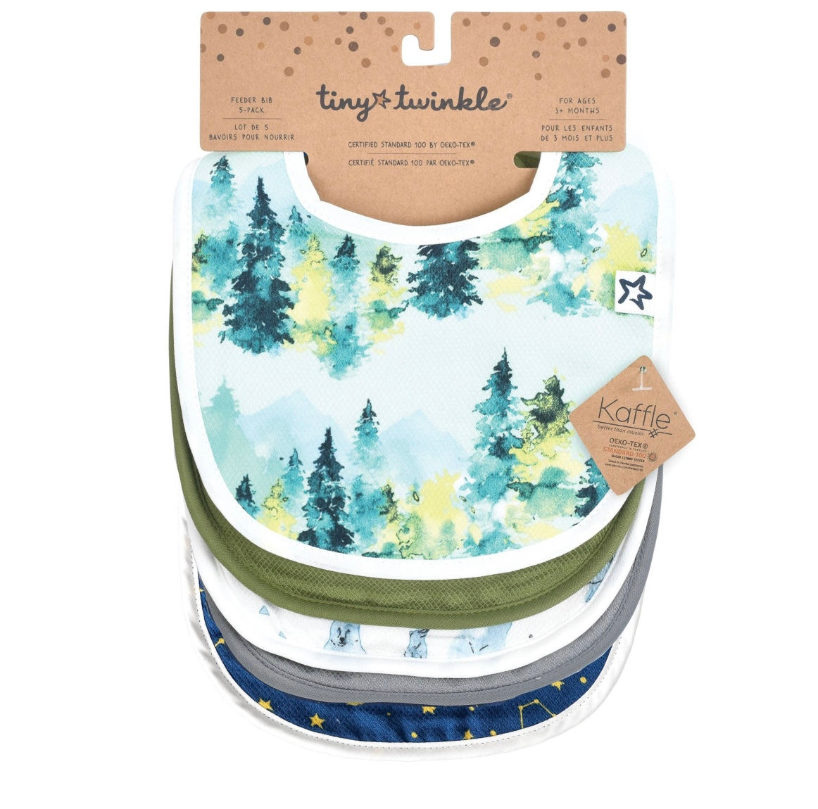 Kaffle Feeder Bibs - 5 Pack