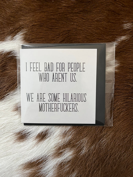 Hilarious MF Mini Card