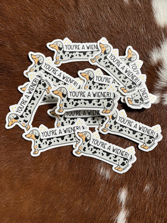 You’re a Wiener Sticker