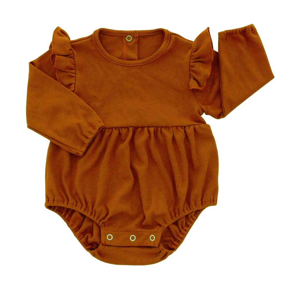 Pumpkin Ruffle Romper
