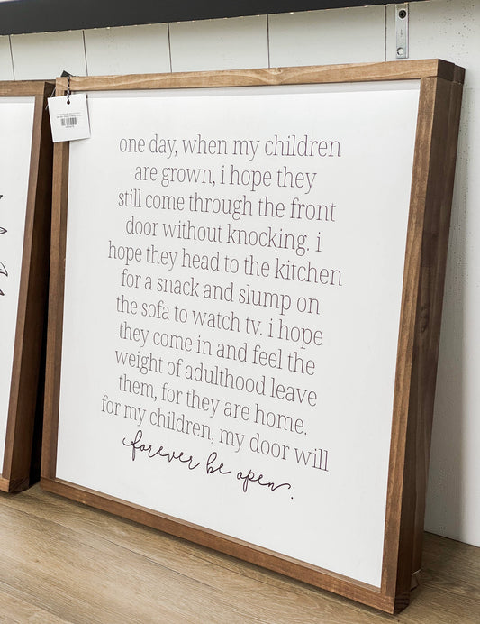 One Day When My Children