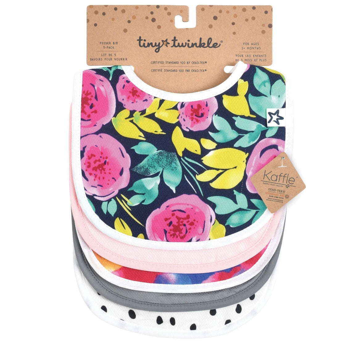 Kaffle Feeder Bibs - 5 Pack