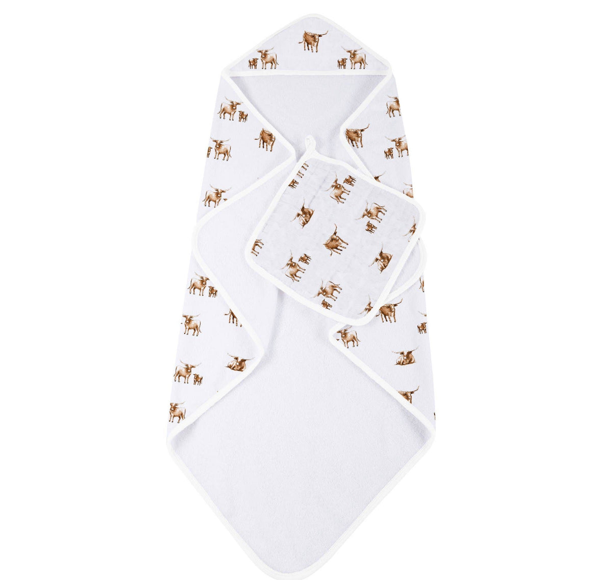 Longhorn Hooded Towel Set