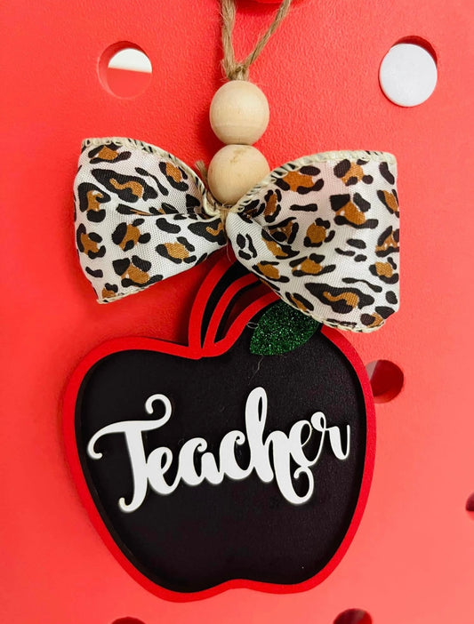 Teacher Car Charm