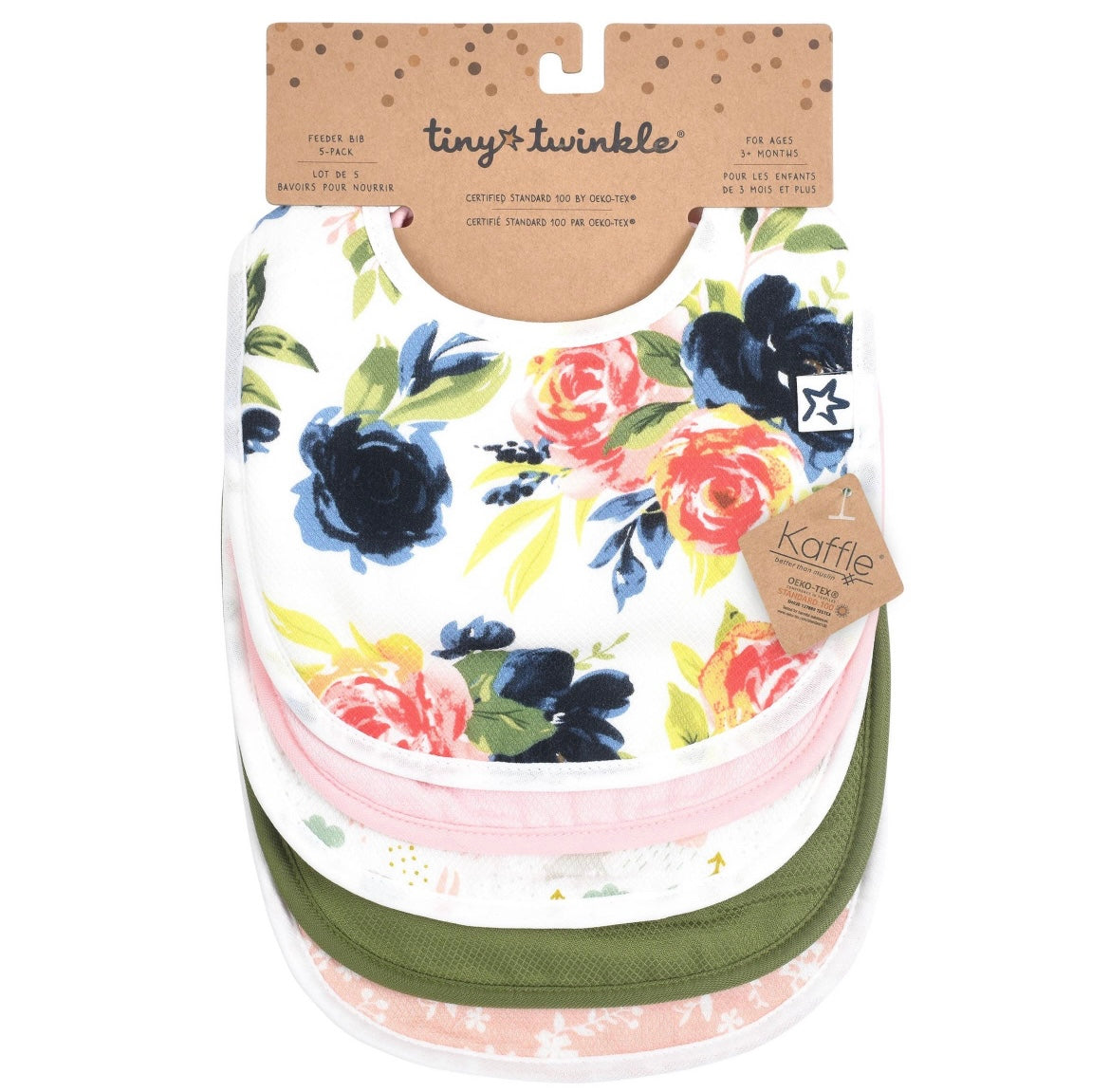 Kaffle Feeder Bibs - 5 Pack